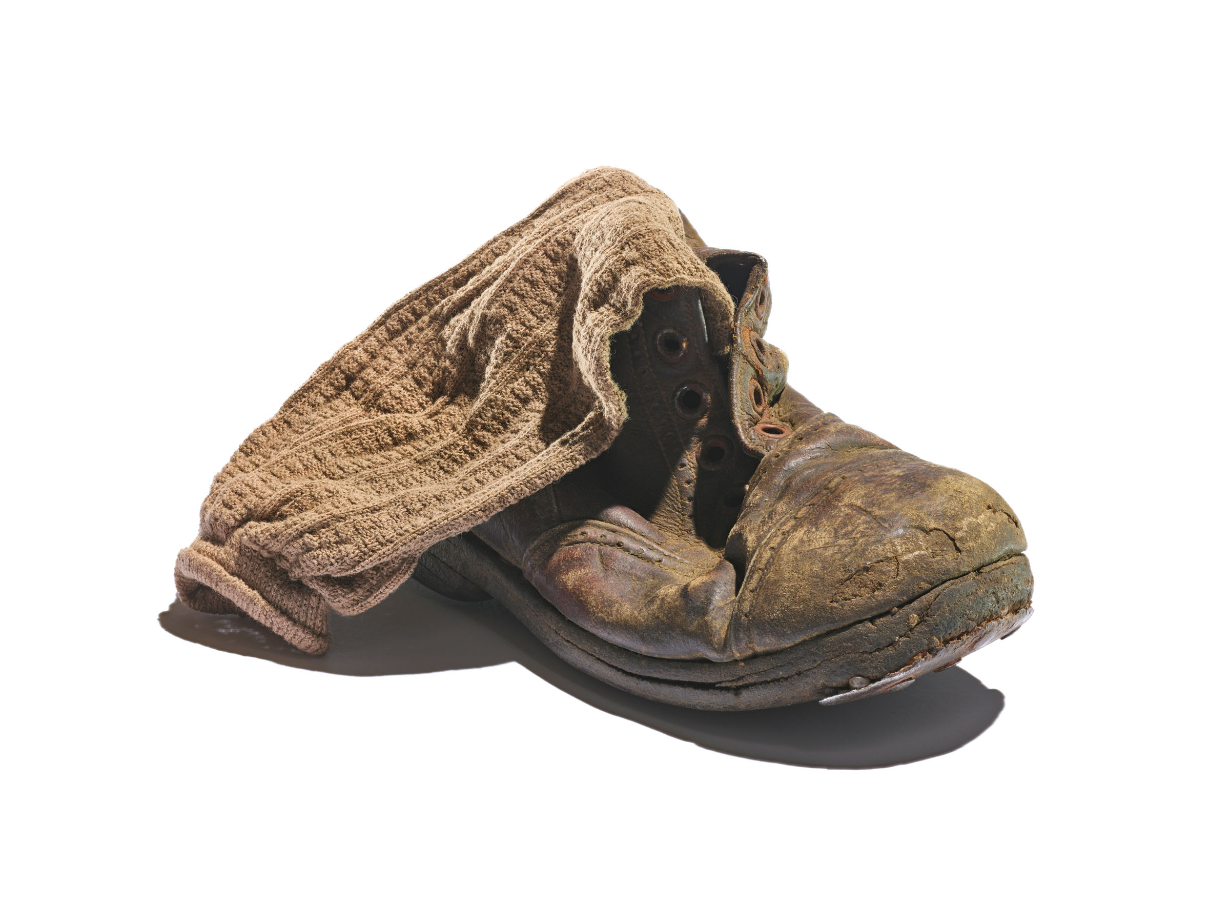Childs shoe with sock