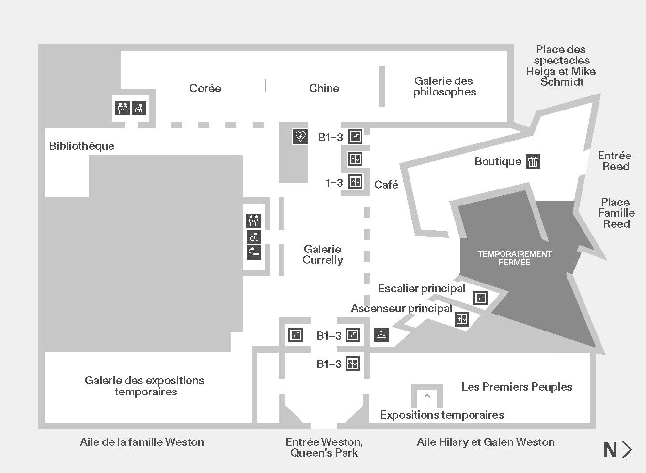 Carte du niveau 1 de la ROM