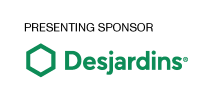 Desjardins logo with green text and a hexagonal emblem.