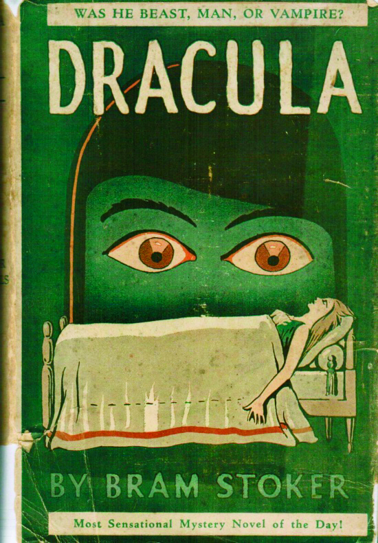 Couverture du livre Dracula, édition 1928.