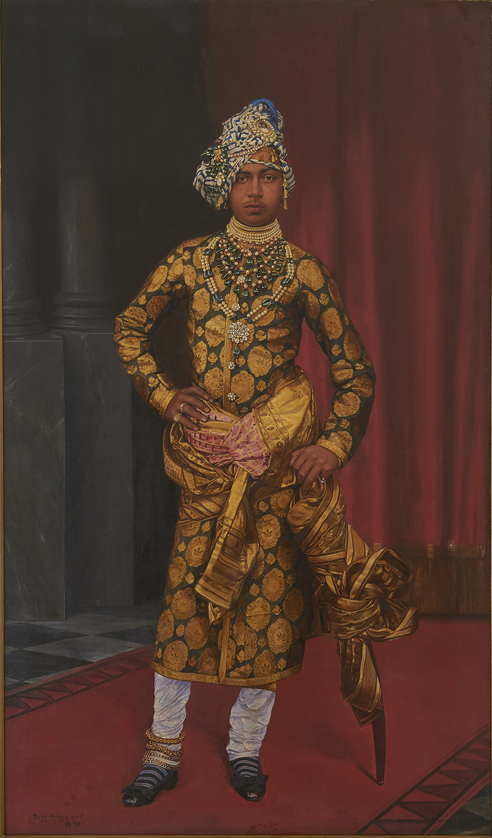 Portrait du Maharaja Sardar Singh.
