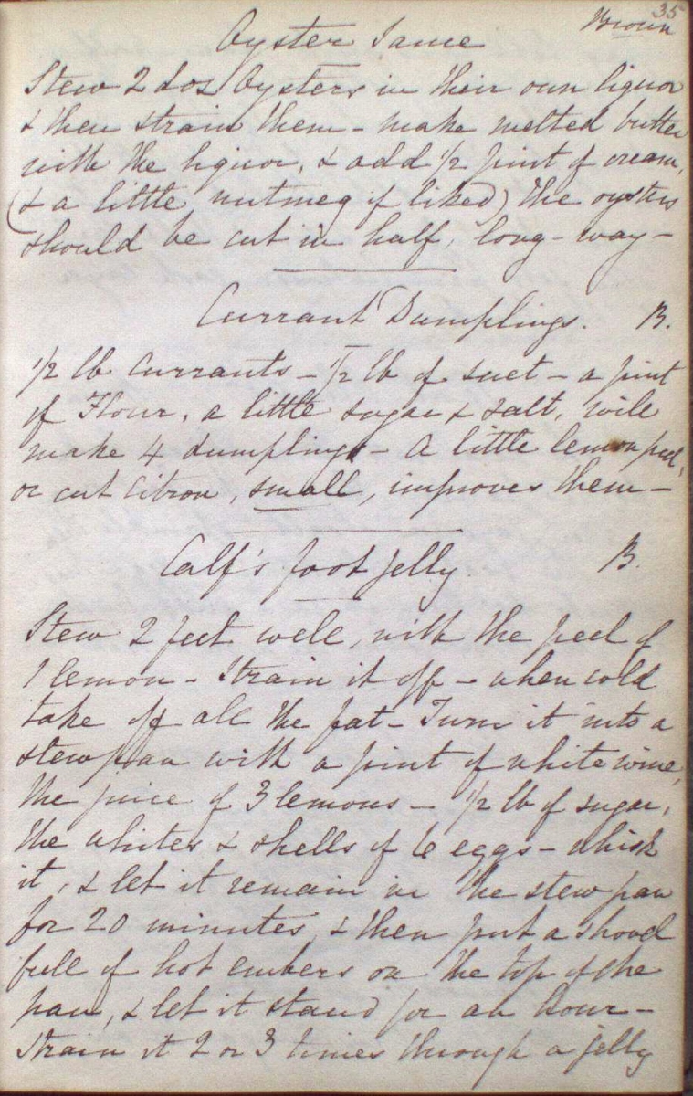 Handwritten letter on lined paper in cursive script with brown ink.