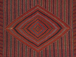 Photo of a colourful patterned textile