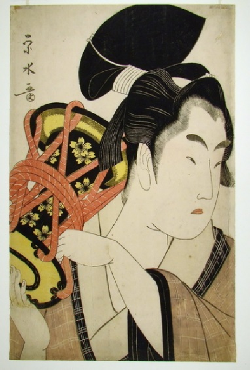 Text in vertical Japanese characters on the left side.