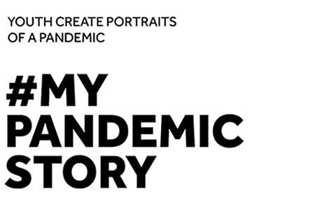 Logo for #MyPandemicStory: youth create portraits of a pandemic