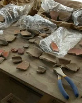 Petrology sample.
