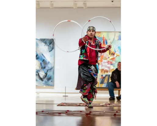Nimkii hoop dancing