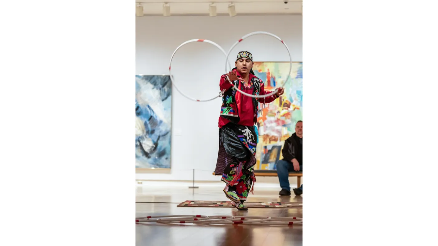 Nimkii hoop dancing