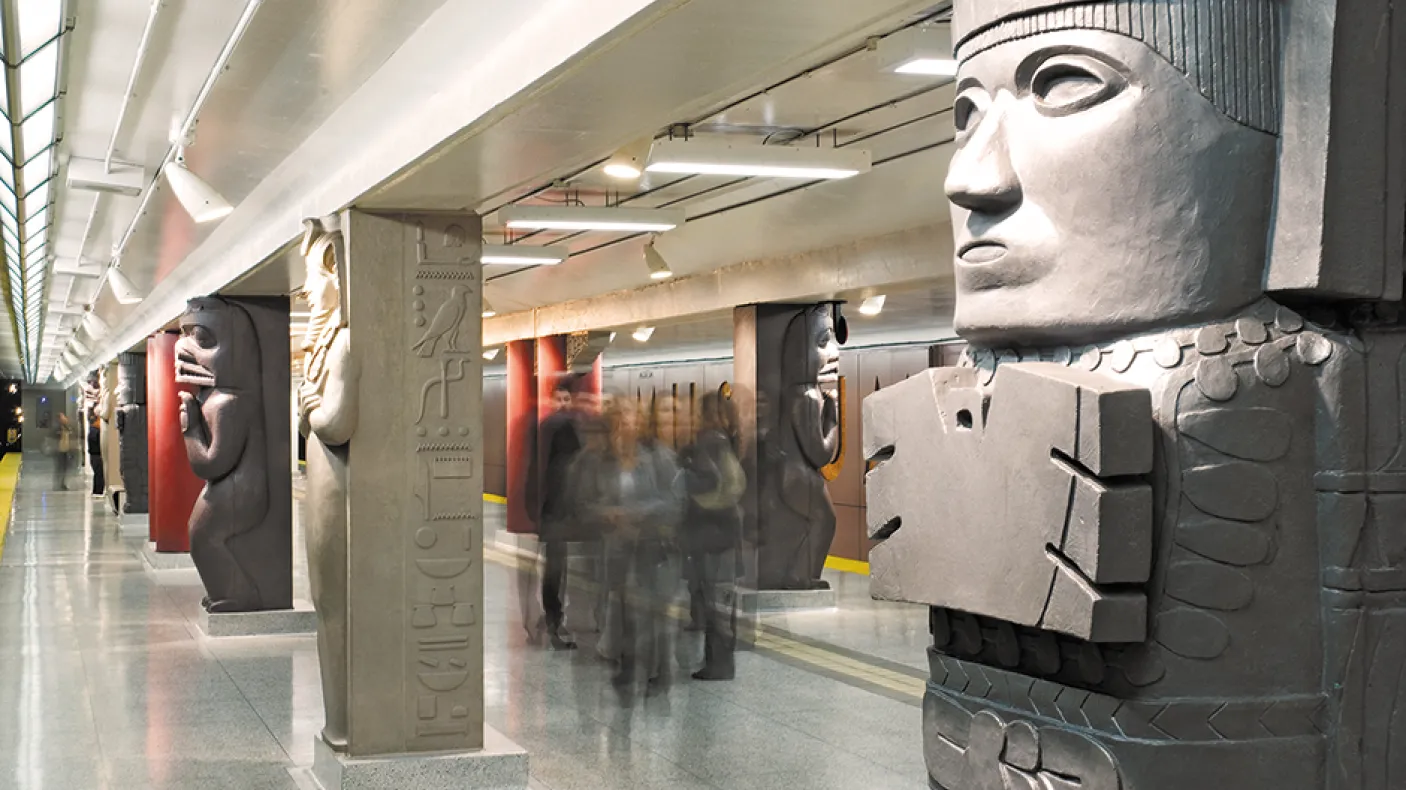 Image d'une station de métro