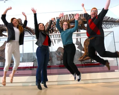 4 ROM guest jumping in excitement 