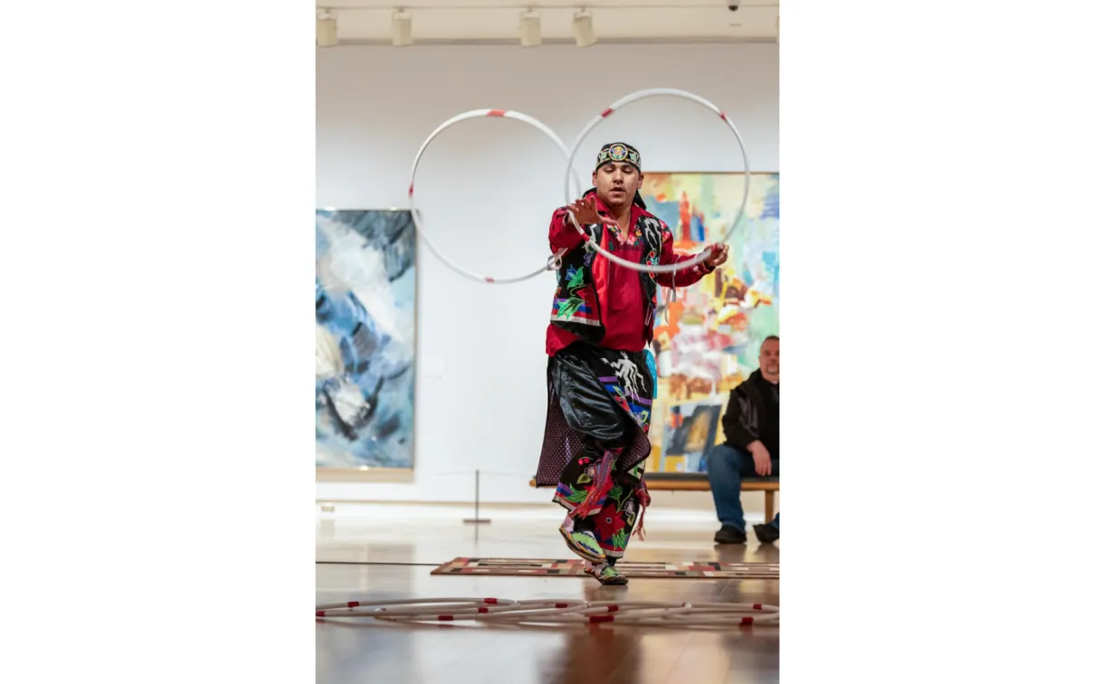 Nimkii hoop dancing