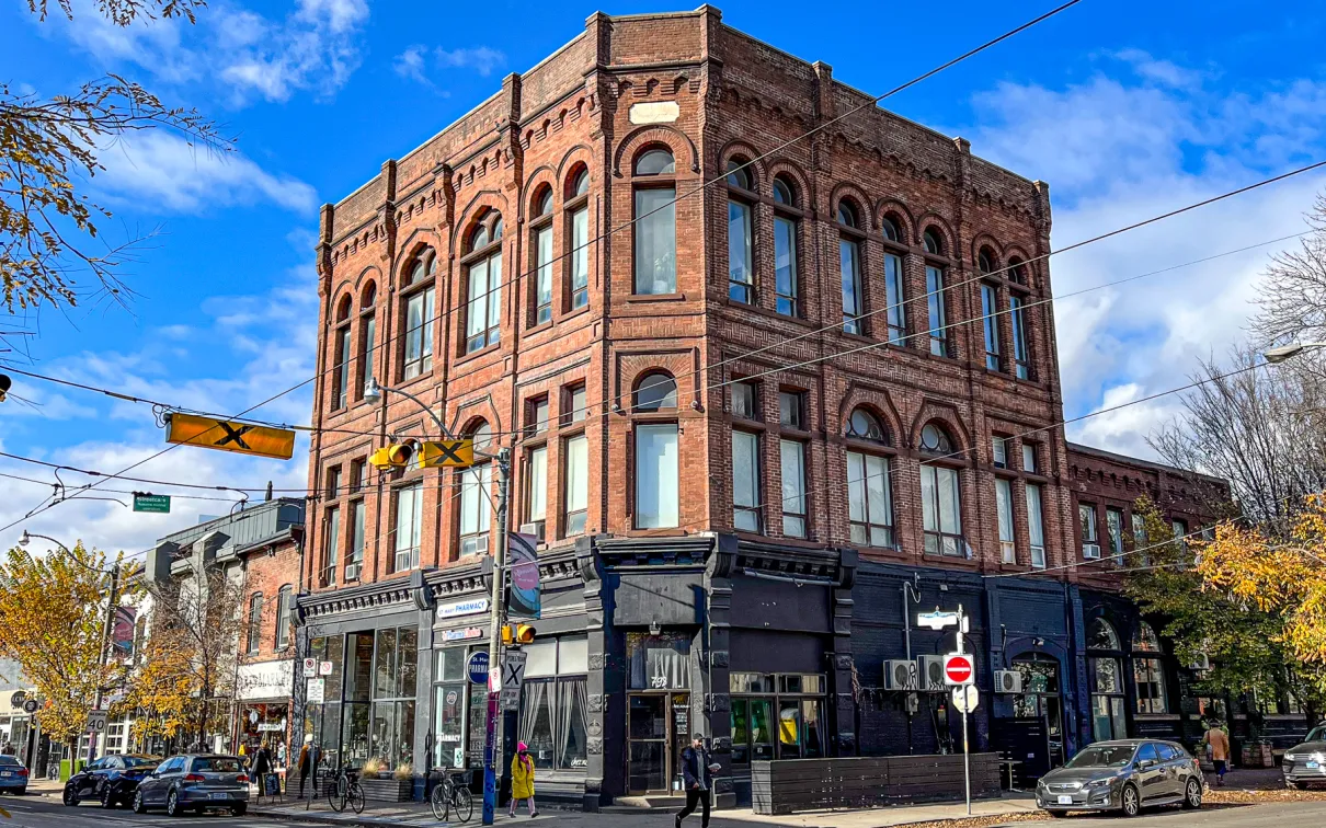 street view of large building