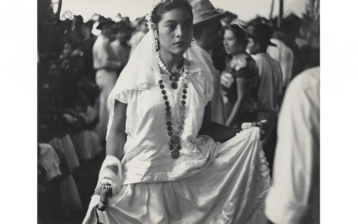 A Bride Dances, around 1937. Vintage gelatin silver print. Emilio Amero, Mexico (1901 - 1976). Emilio Amero Estate, Courtesy of the Solander Collection.