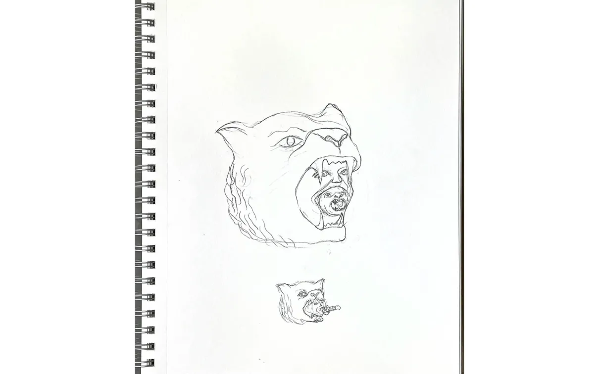 Dessin au crayon.