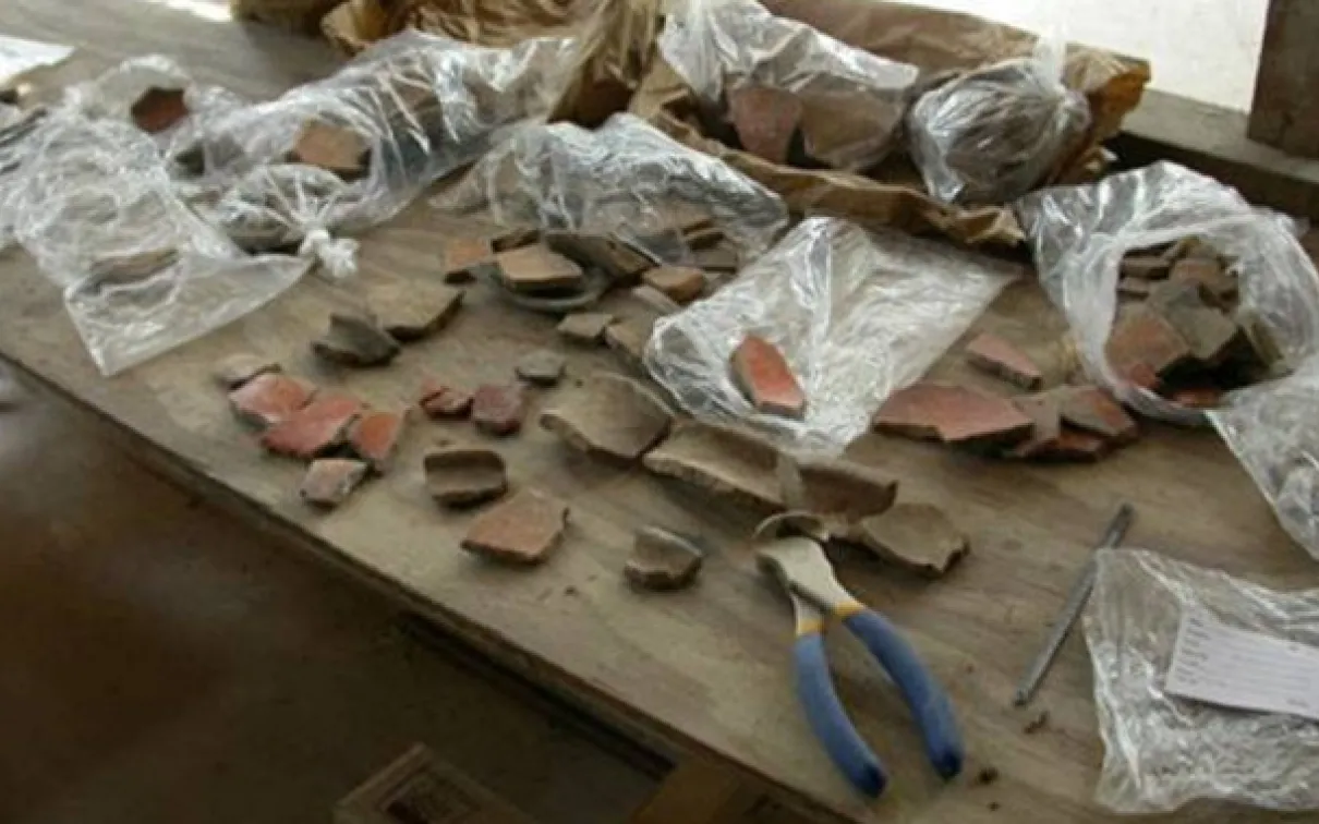 Petrology sample.
