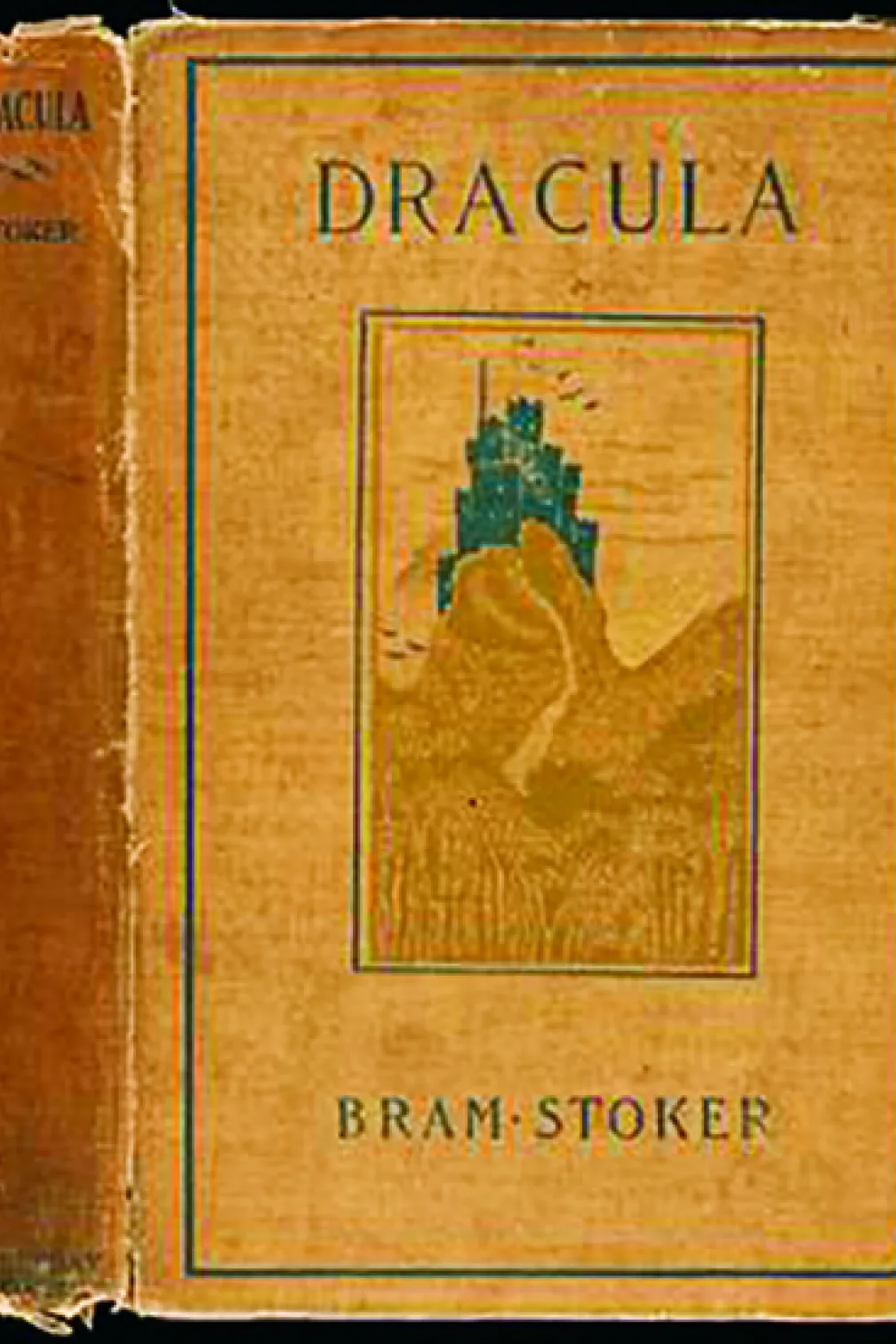 Couverture du livre Dracula, édition 1897.