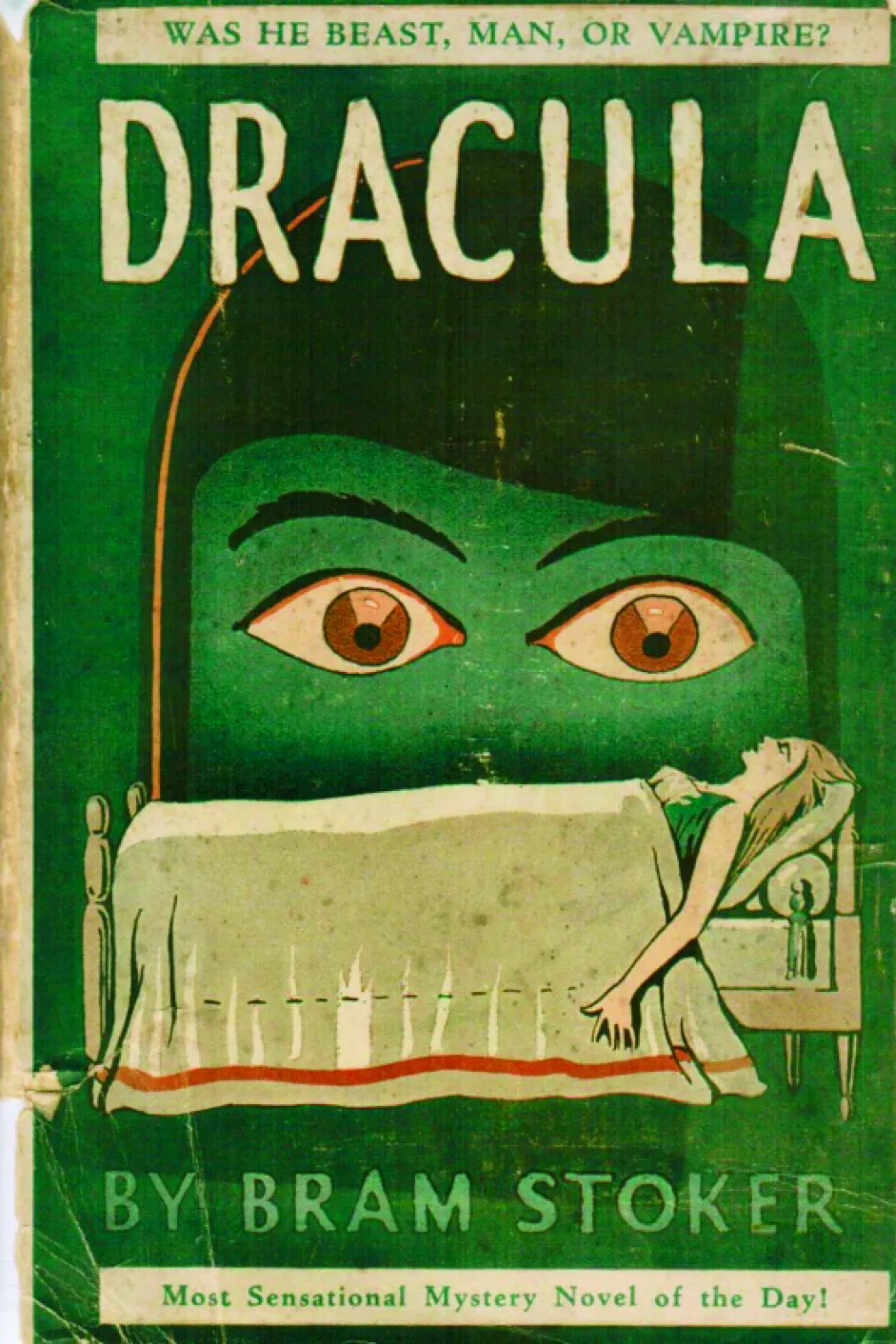 Couverture du livre Dracula, édition 1928.