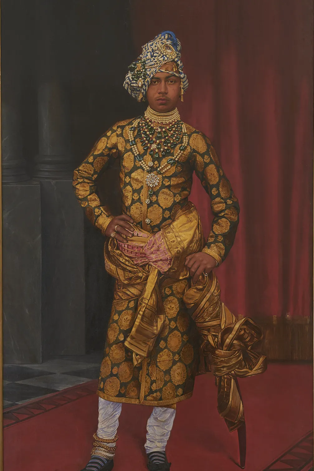 Portrait du Maharaja Sardar Singh.