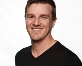 A man with brown hair