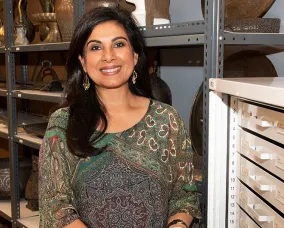 Dr. Fahmida Suleman, Curator of the Islamic World collections at ROM.