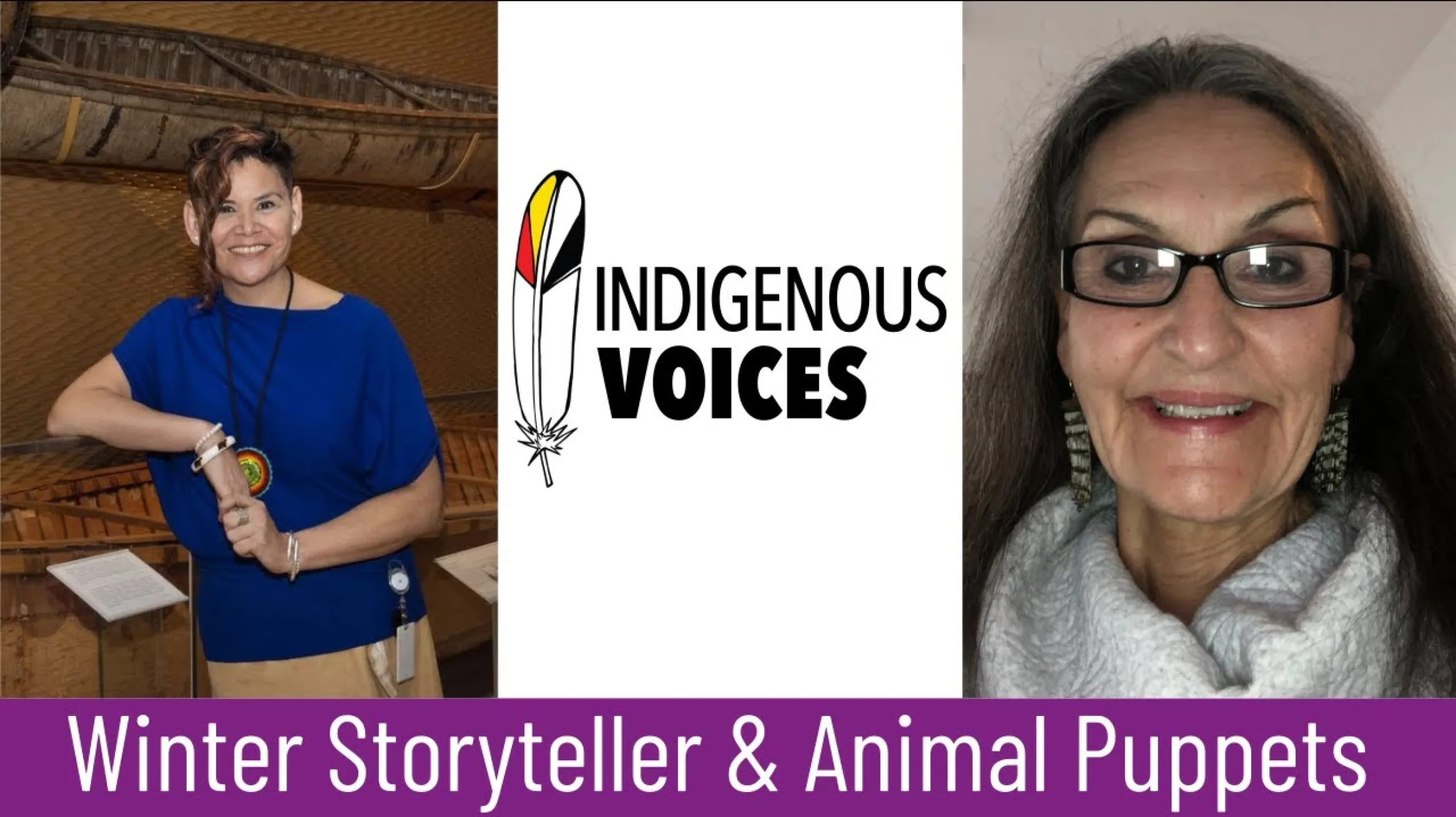 Voix indigènes : Le conteur d'hiver et les marionnettes d'animaux (de la maternelle à la troisième année). Saison 2, épisode 4